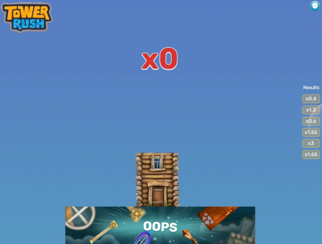 Tower Rush Verlust